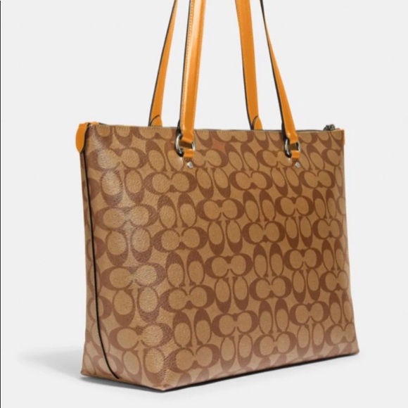 COACH GALLERY TOTE IN SIGNATURE CANVAS - Picture 3 of 11